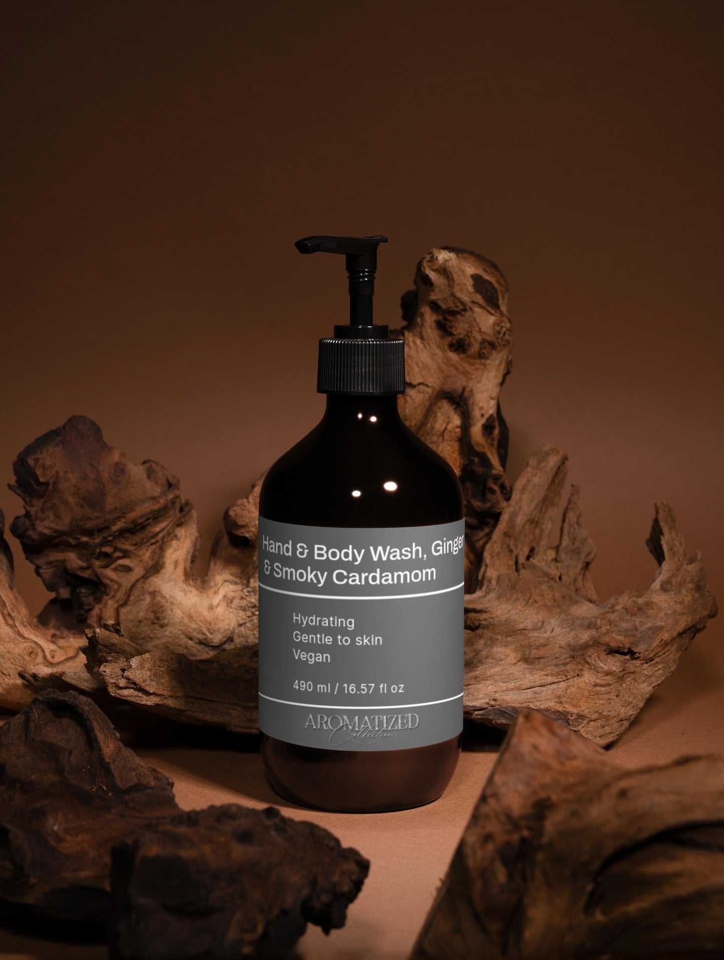 Hand & Body Wash, Ginger & Smoky Cardamom
