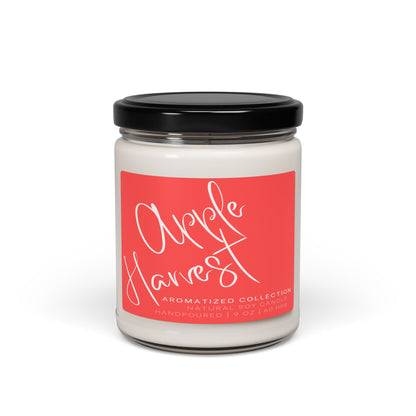 Apple Harvest Scented Soy Candle - Hand-poured Aromatherapy, Cozy Gift for Fall, Home Décor, Relaxation, Aromatic Collection