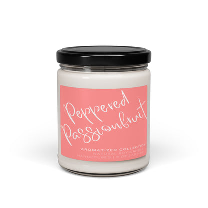 Peppered Passionfruit Soy Candle - Aromatic Home Decor, Gift for Relaxation, Eco-Friendly Candle for Self-Care, Home Fragrance, Scented Gift