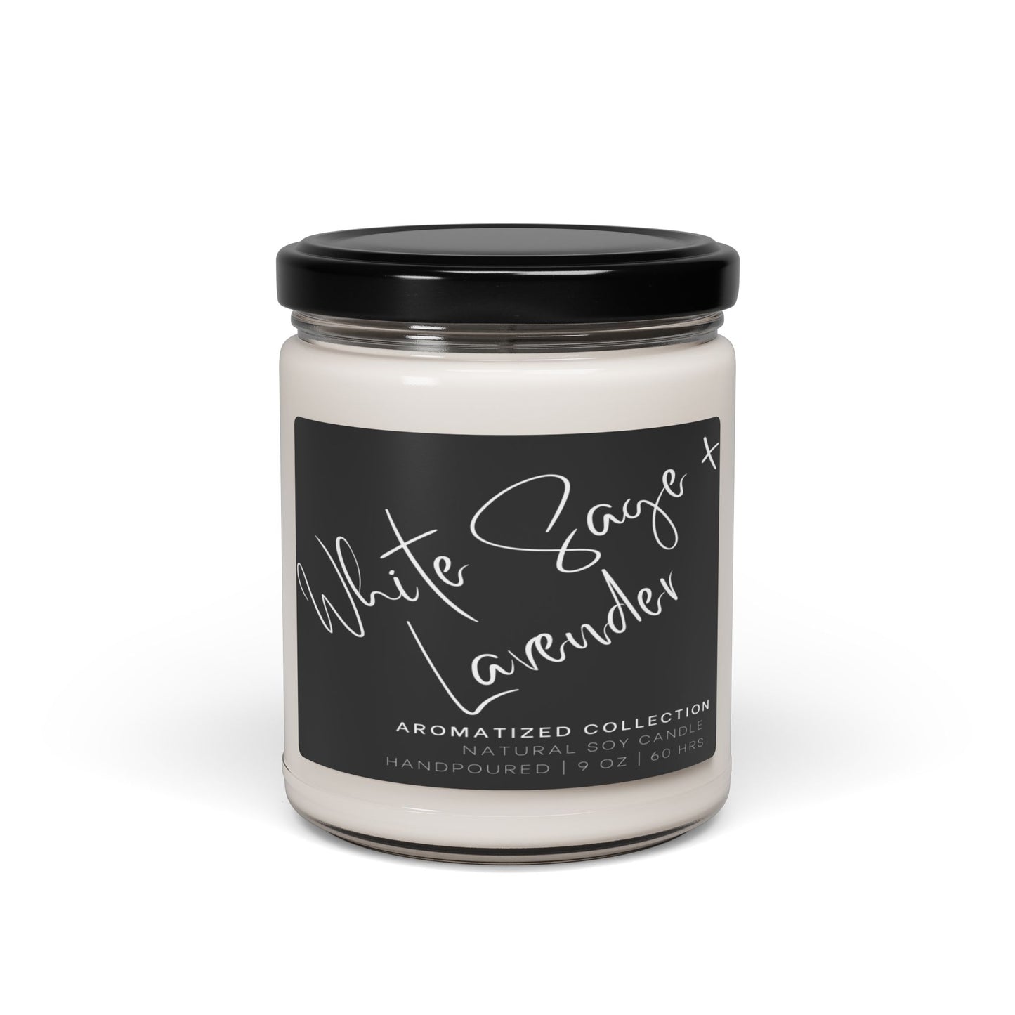 Relaxing White Sage & Lavender Soy Candle - Eco-Friendly Aromatherapy, Home Decor, Gift for Her, Self-Care, Housewarming