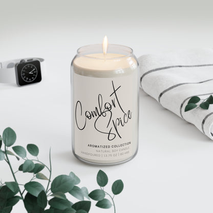 Comfort Spice Scented Soy Candle, Cozy Home Decor, Relaxing Gift, Aromatherapy, Handpoured Candles, Perfect for Self-Care