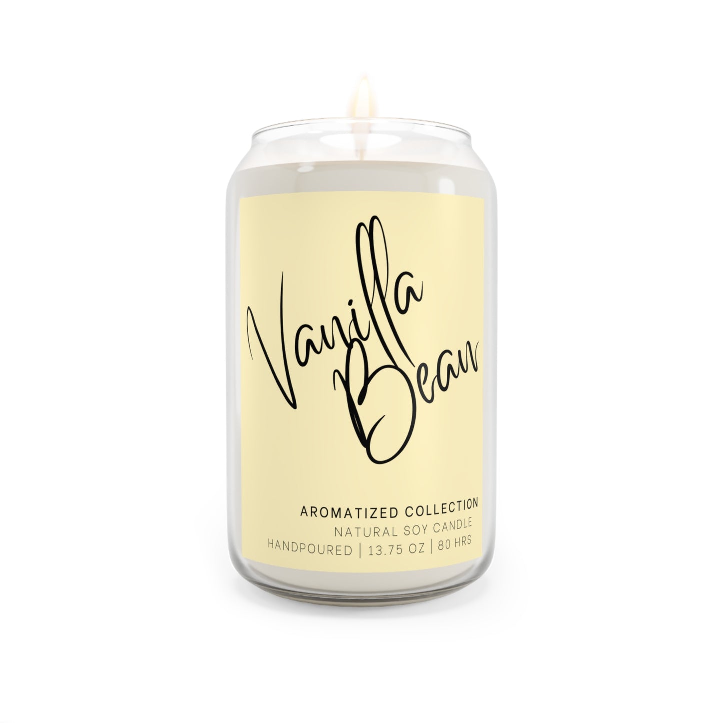 Vanilla Bean Scented Soy Candle, Aromatherapy, Home Decor, Eco-Friendly Gift, Relaxation, Self-Care, Housewarming