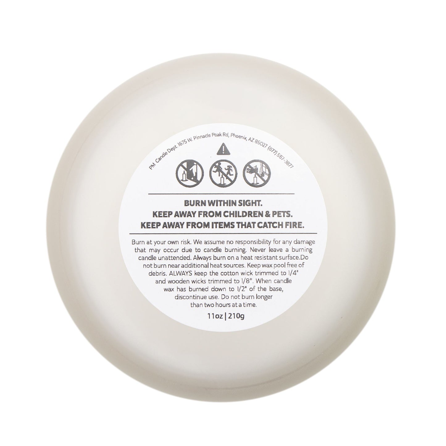 Aquarius Sea Minerals Candle | Frosted Glass Candle for Home Decor, Aromatherapy Gift, Zodiac Gift, 11oz Soy Wax, Unique Home Fragrance