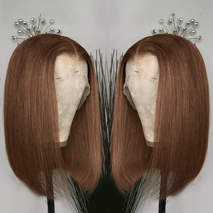 10inch 13x4 Lace Front Straight Bob Wig