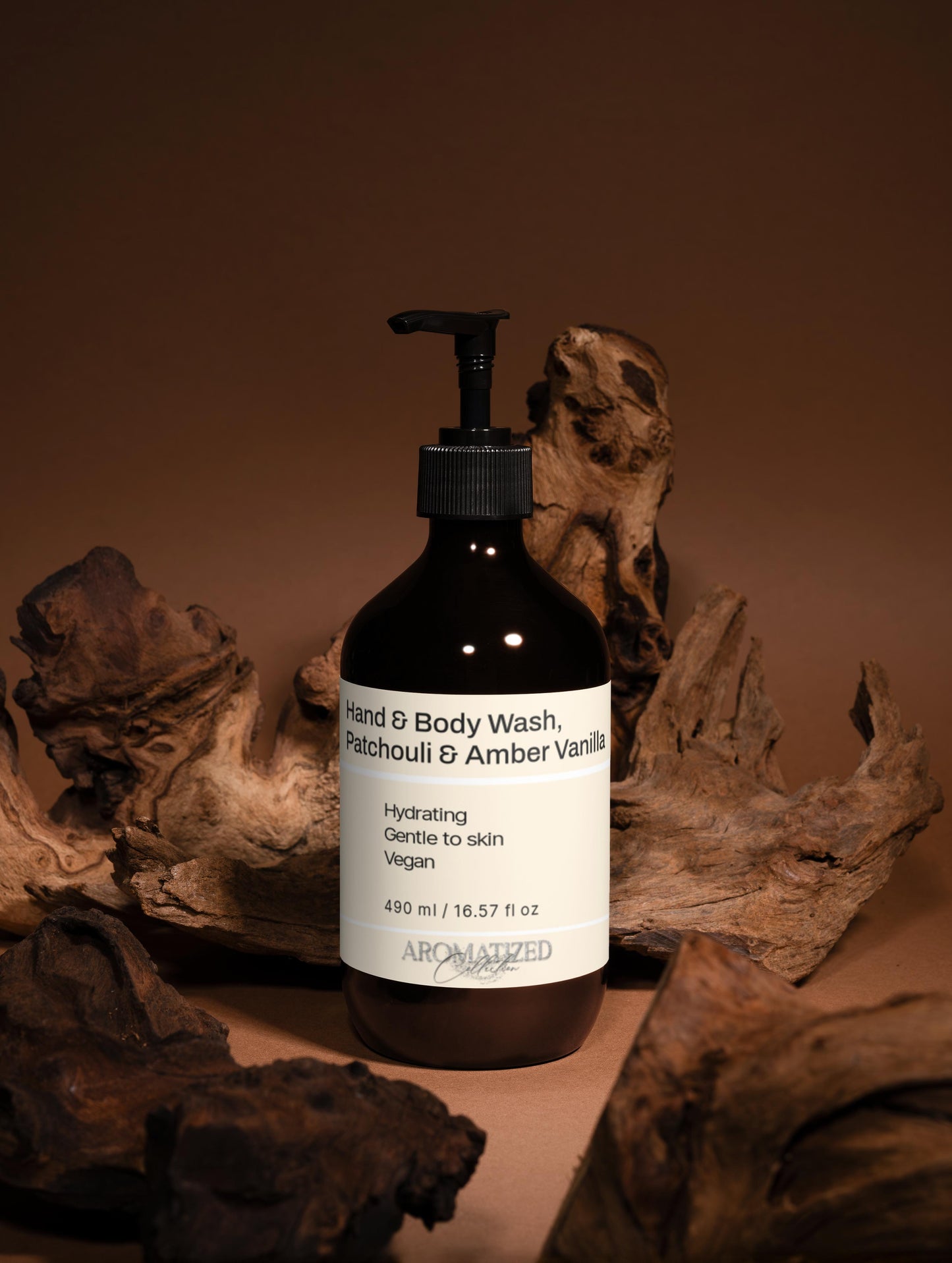 Hand & Body Wash, Patchouli & Amber Vanilla